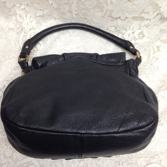 Marc by Marc Jacobs Black Pebble Leather Handbag